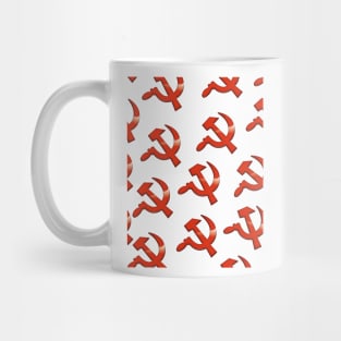 Soviet hammer and sickle pattern Mug